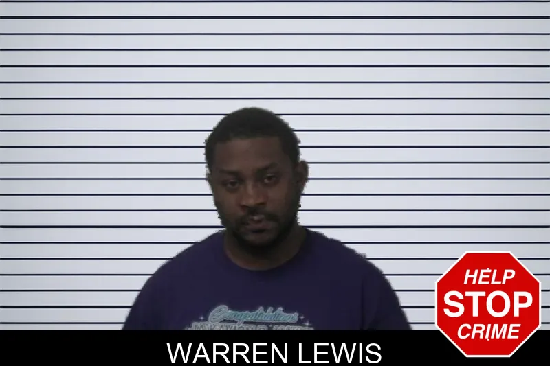 Warren Lewis mugshot
