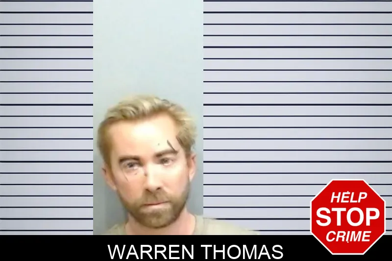 Warren Thomas mugshot