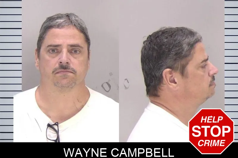 Wayne Campbell mugshot
