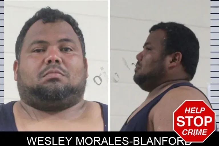 Wesley Morales-Blanford mugshot – Houston County , Georgia Wesley Morales-Blanford