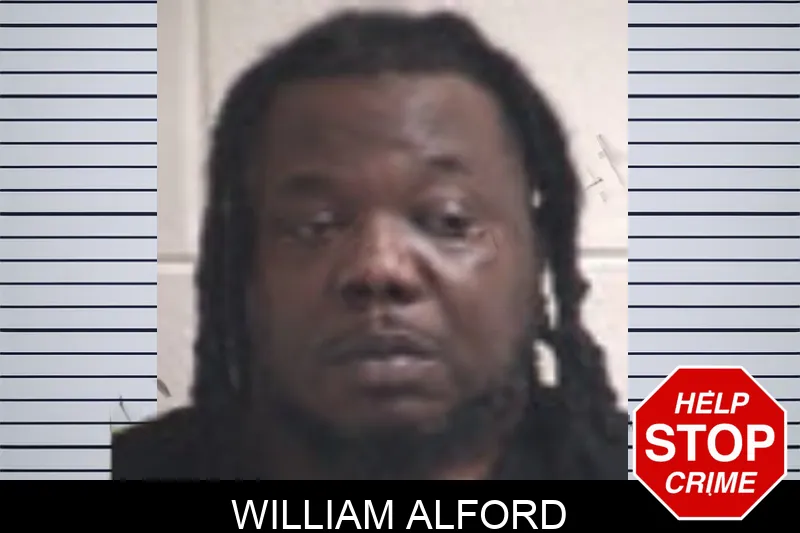William Alford mugshot