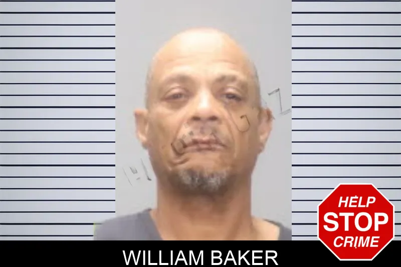 William Baker mugshot