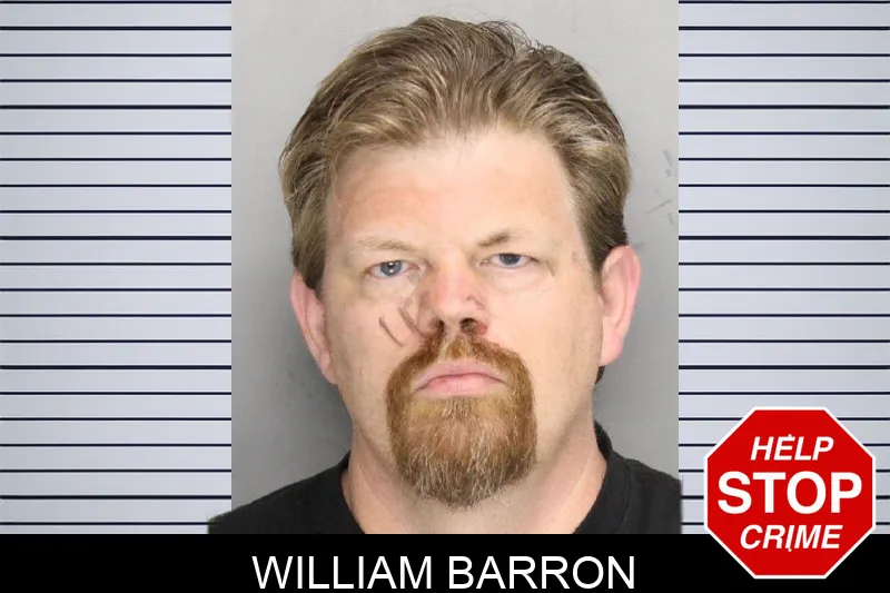 William Barron mugshot