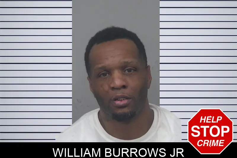 William Burrows Jr mugshot