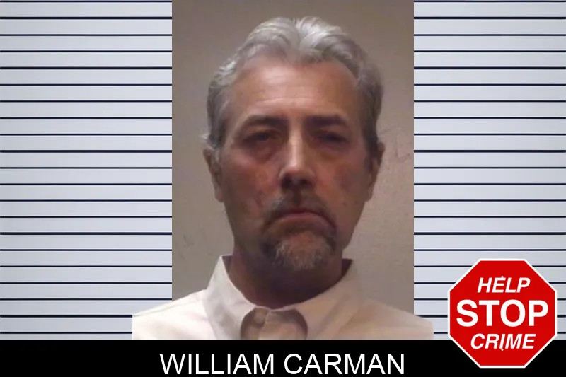 William Carman mugshot