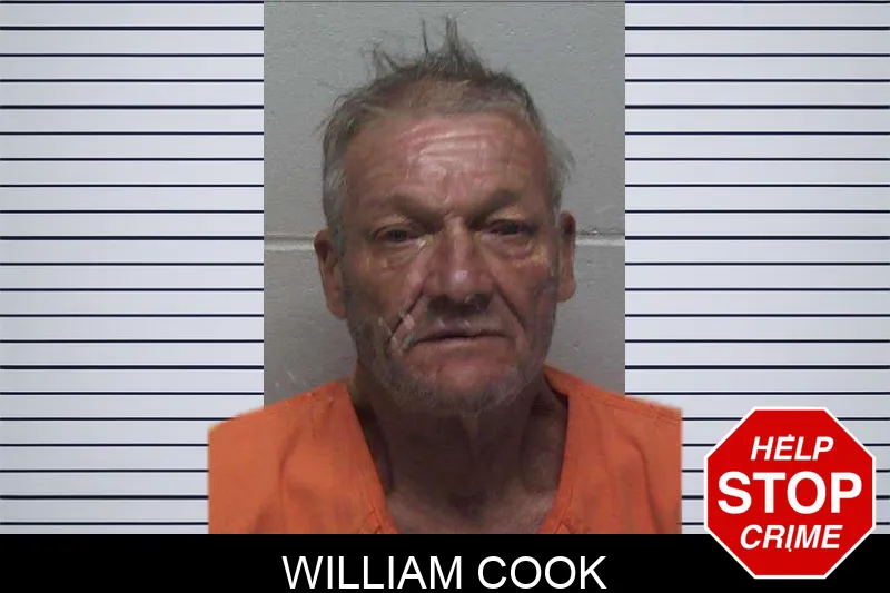 William Cook mugshot
