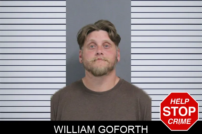 William Goforth mugshot