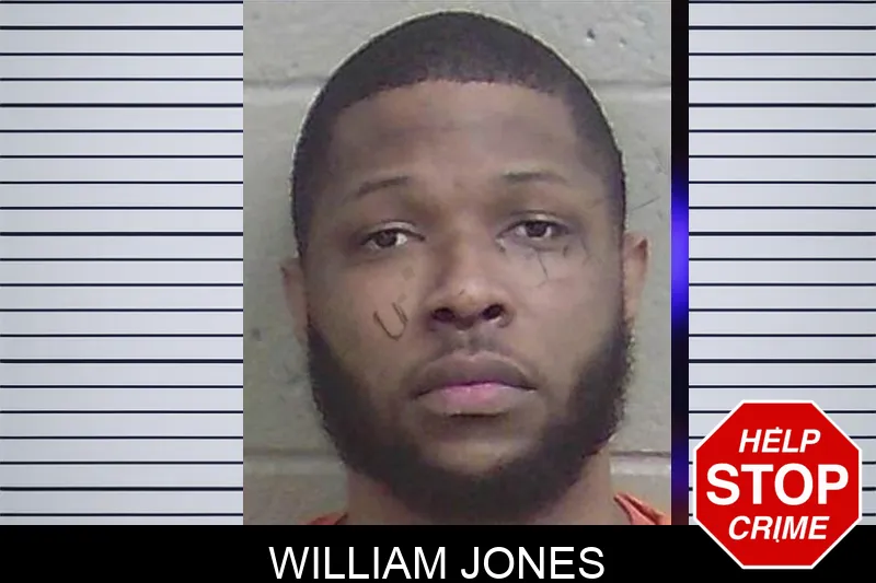William Jones mugshot