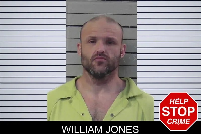 William Jones mugshot