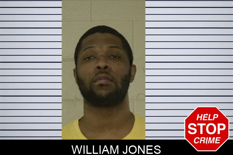 William Jones mugshot