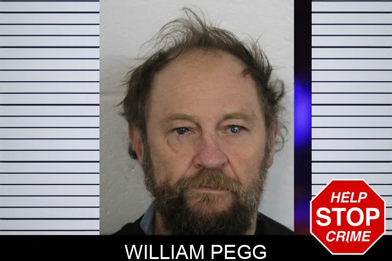 William Pegg mugshot