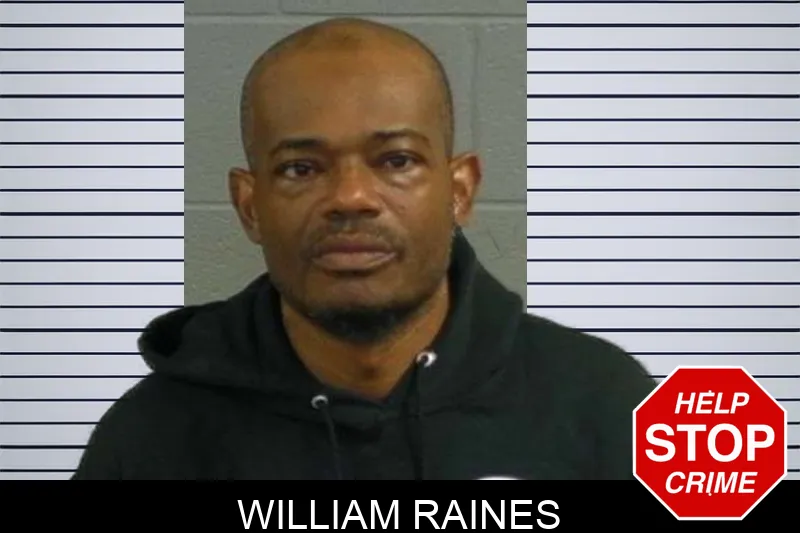 William Raines mugshot