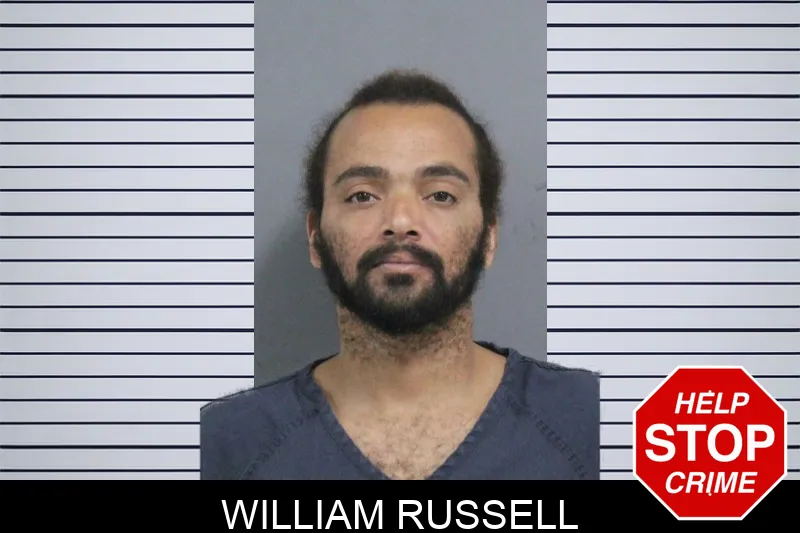 William Russell mugshot
