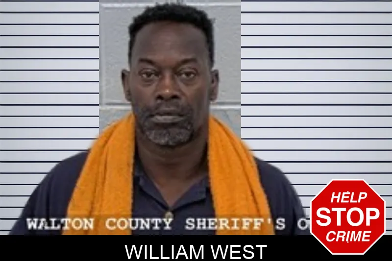 William West mugshot