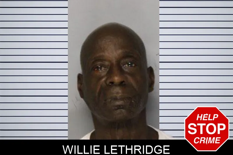 Willie Lethridge mugshot