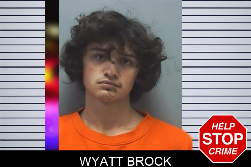 Wyatt Brock mugshot