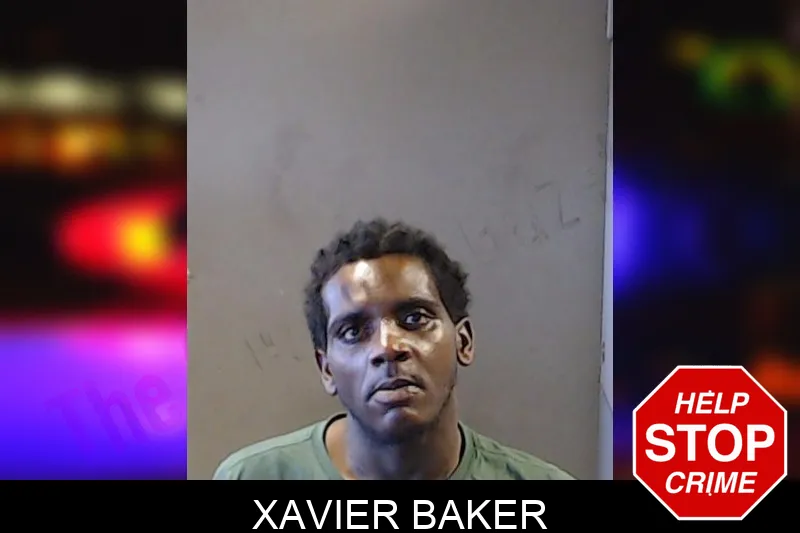 Xavier Baker mugshot