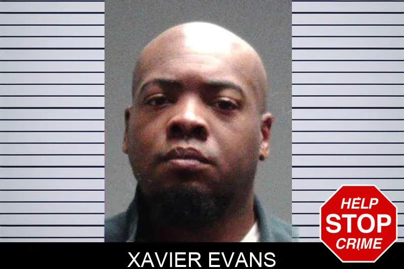Xavier Evans mugshot