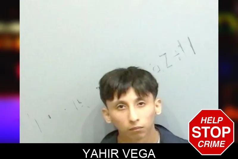 Yahir Vega mugshot