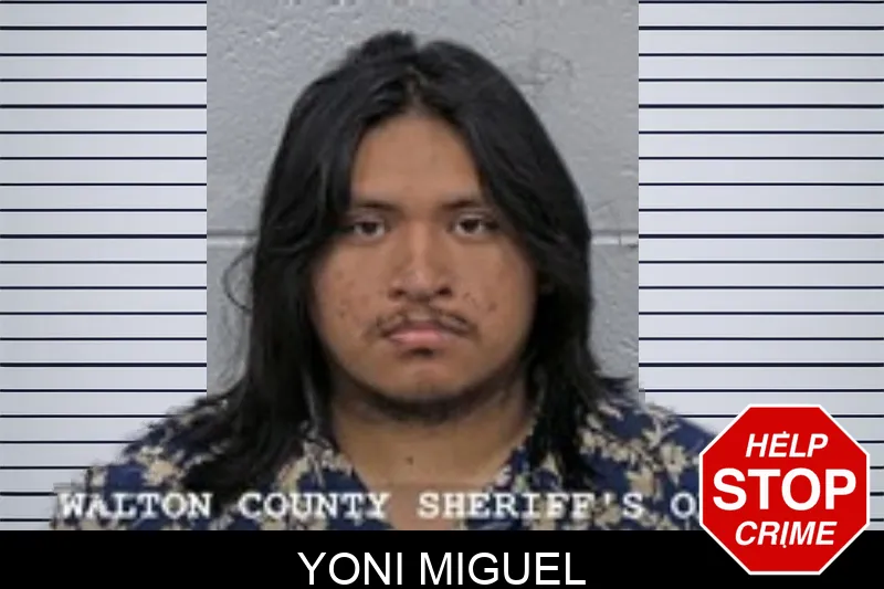 Yoni Miguel mugshot