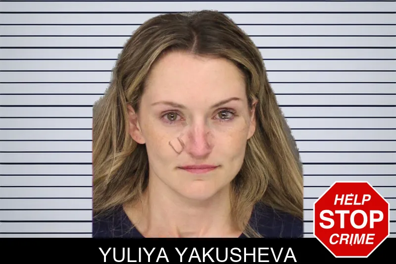 Yuliya Yakusheva mugshot