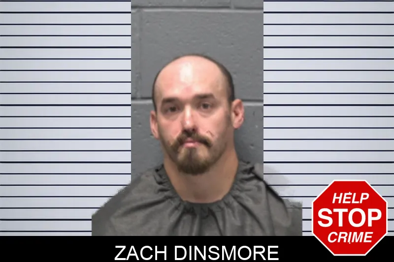 Zach Dinsmore mugshot