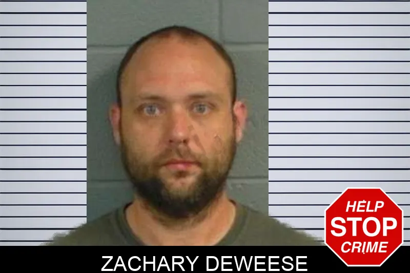 Zachary Deweese mugshot