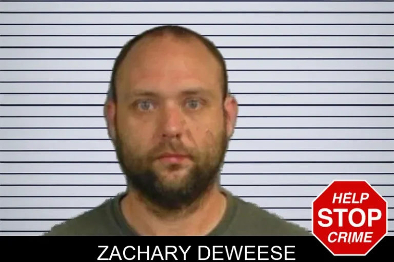 Zachary Deweese mugshot – Thomas County , Georgia Zachary Deweese