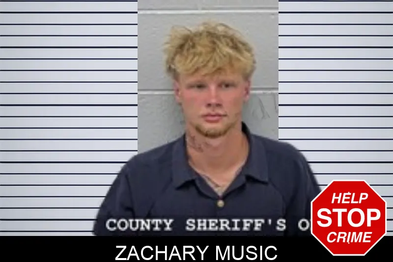Zachary Music mugshot