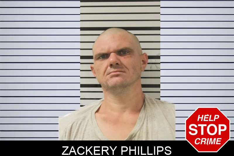 Zackery Phillips mugshot