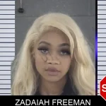 Zadaiah Freeman mugshot