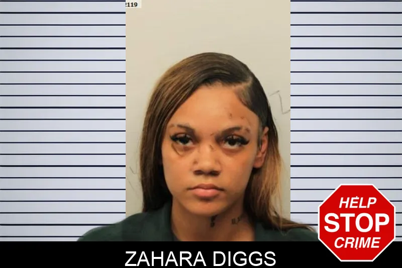 Zahara Diggs mugshot