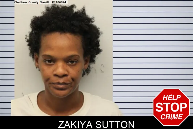 Zakiya Sutton mugshot