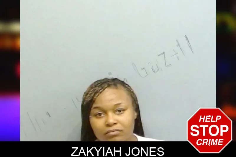 Zakyiah Jones mugshot