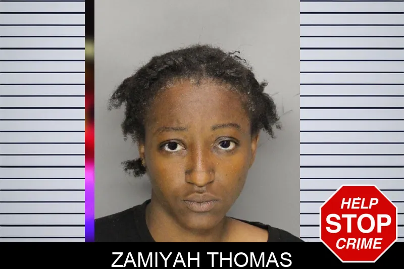 Zamiyah Thomas mugshot