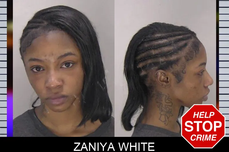Zaniya White mugshot