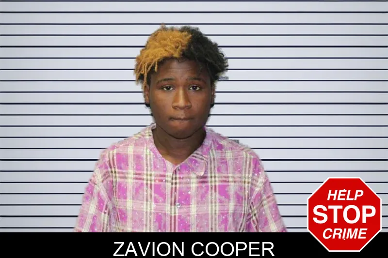 Zavion Cooper mugshot