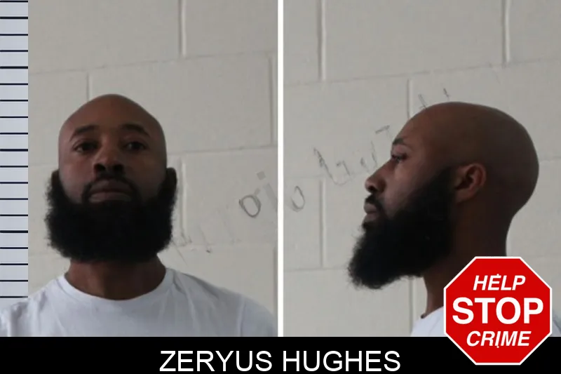 Zeryus Hughes mugshot