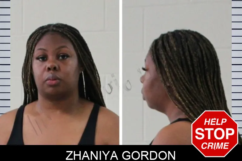 Zhaniya Gordon mugshot