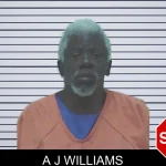 A J Williams mugshot