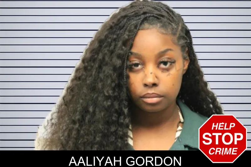 Aaliyah Gordon mugshot