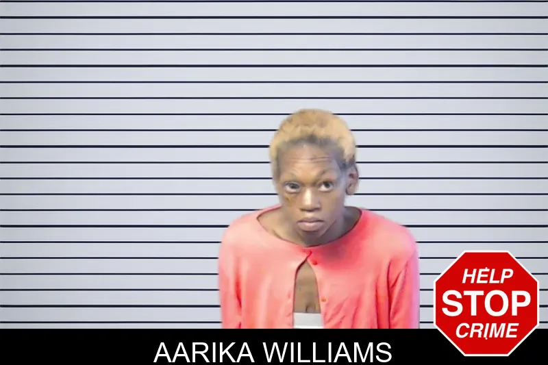 Aarika Williams mugshot