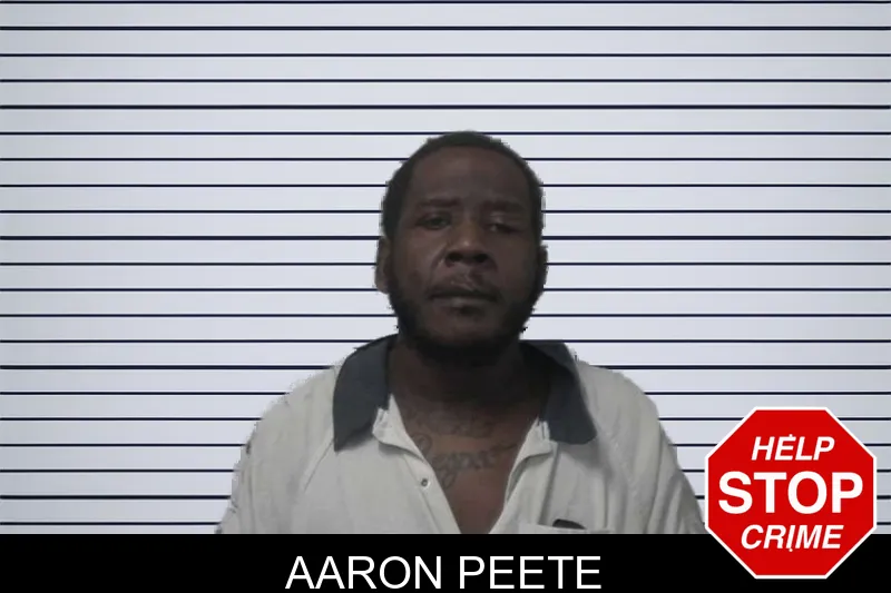 Aaron Peete mugshot