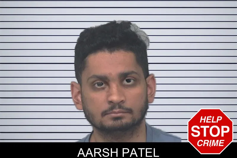 Aarsh Patel mugshot
