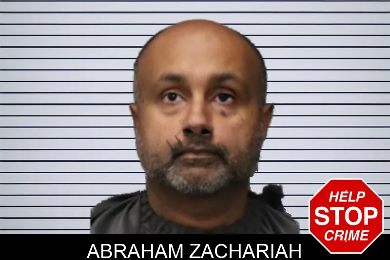 Abraham Zachariah mugshot