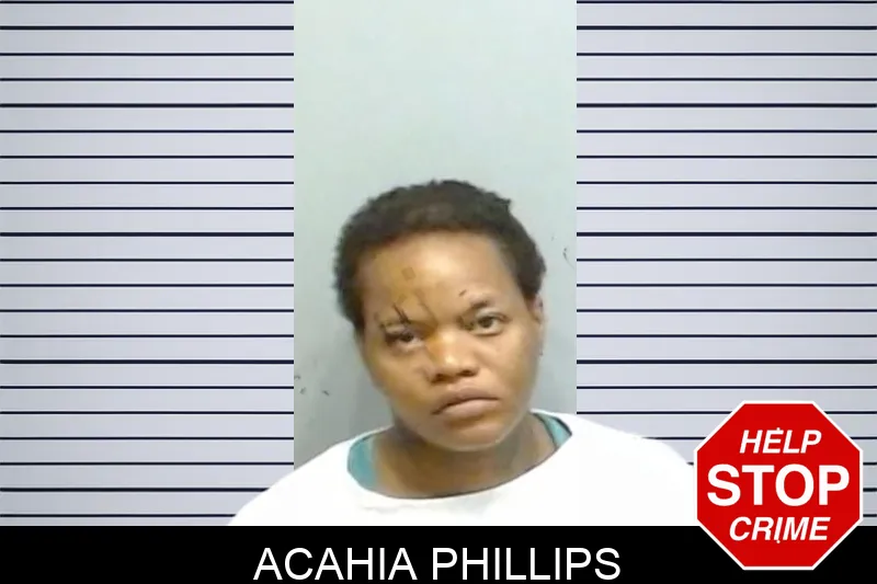 Acahia Phillips mugshot