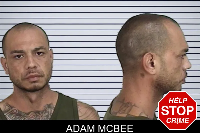 Adam McBee mugshot