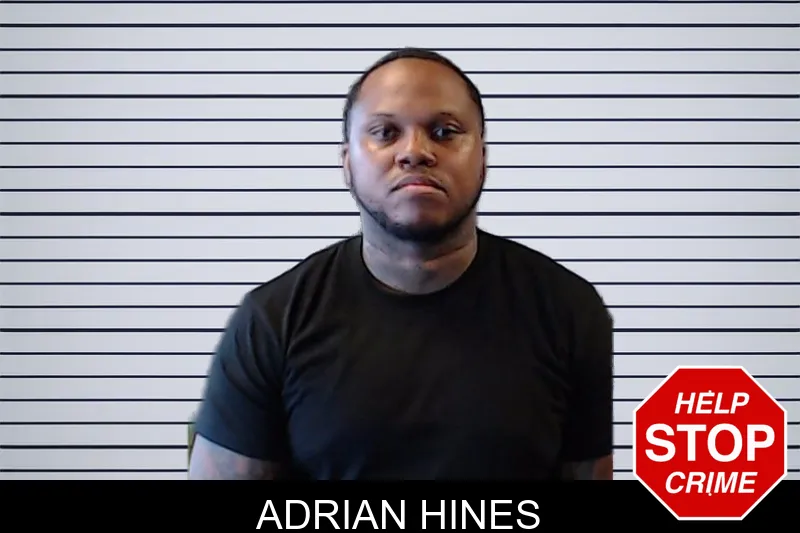 Adrian Hines mugshot