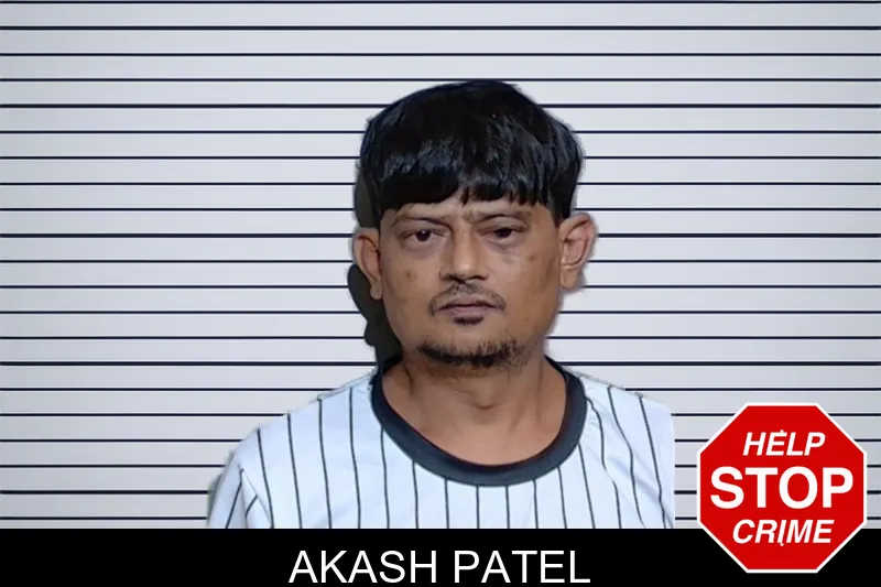 Akash Patel mugshot