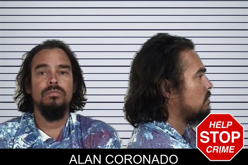 Alan Coronado mugshot